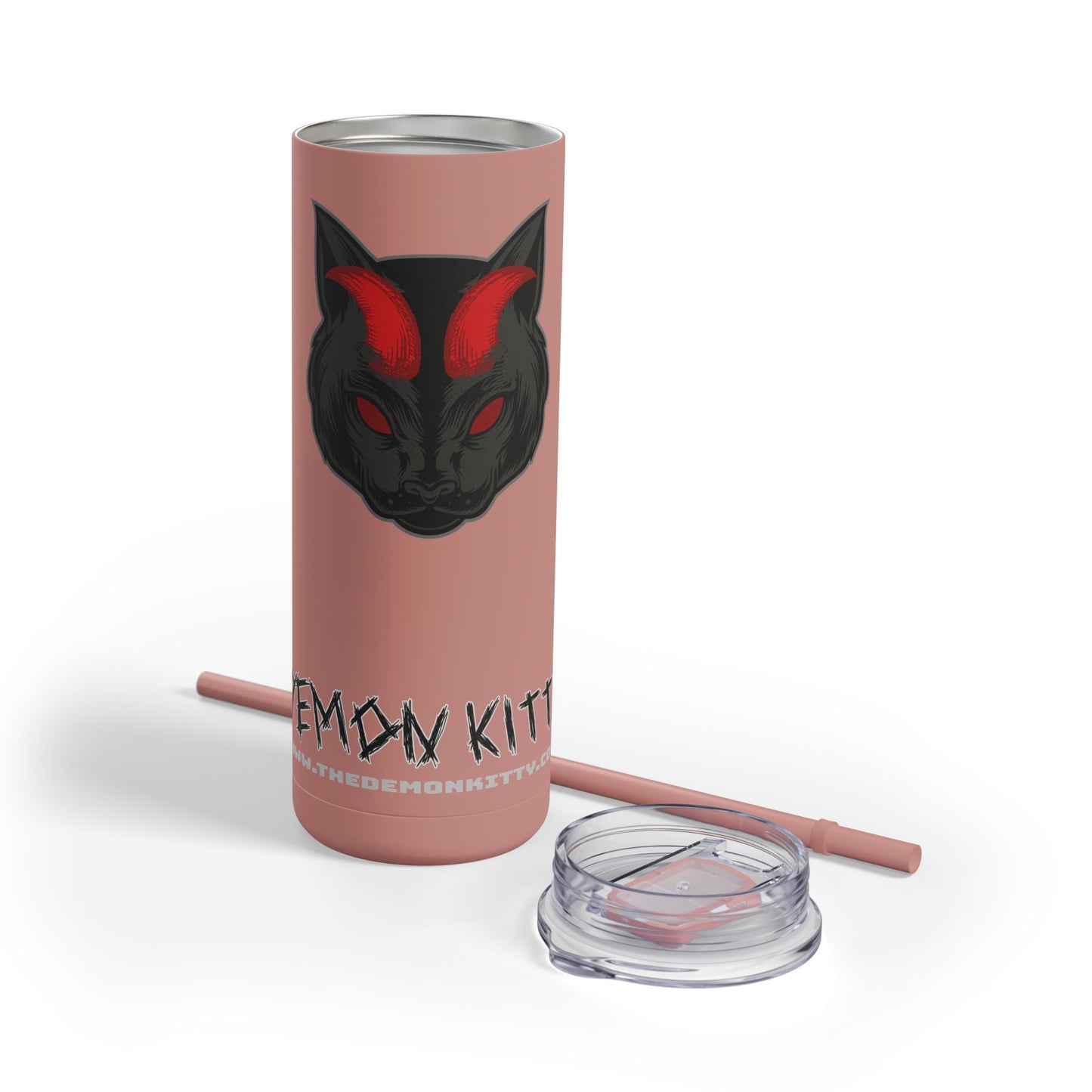 Demon Kitty - Maars Skinny Matte Tumbler, 20oz