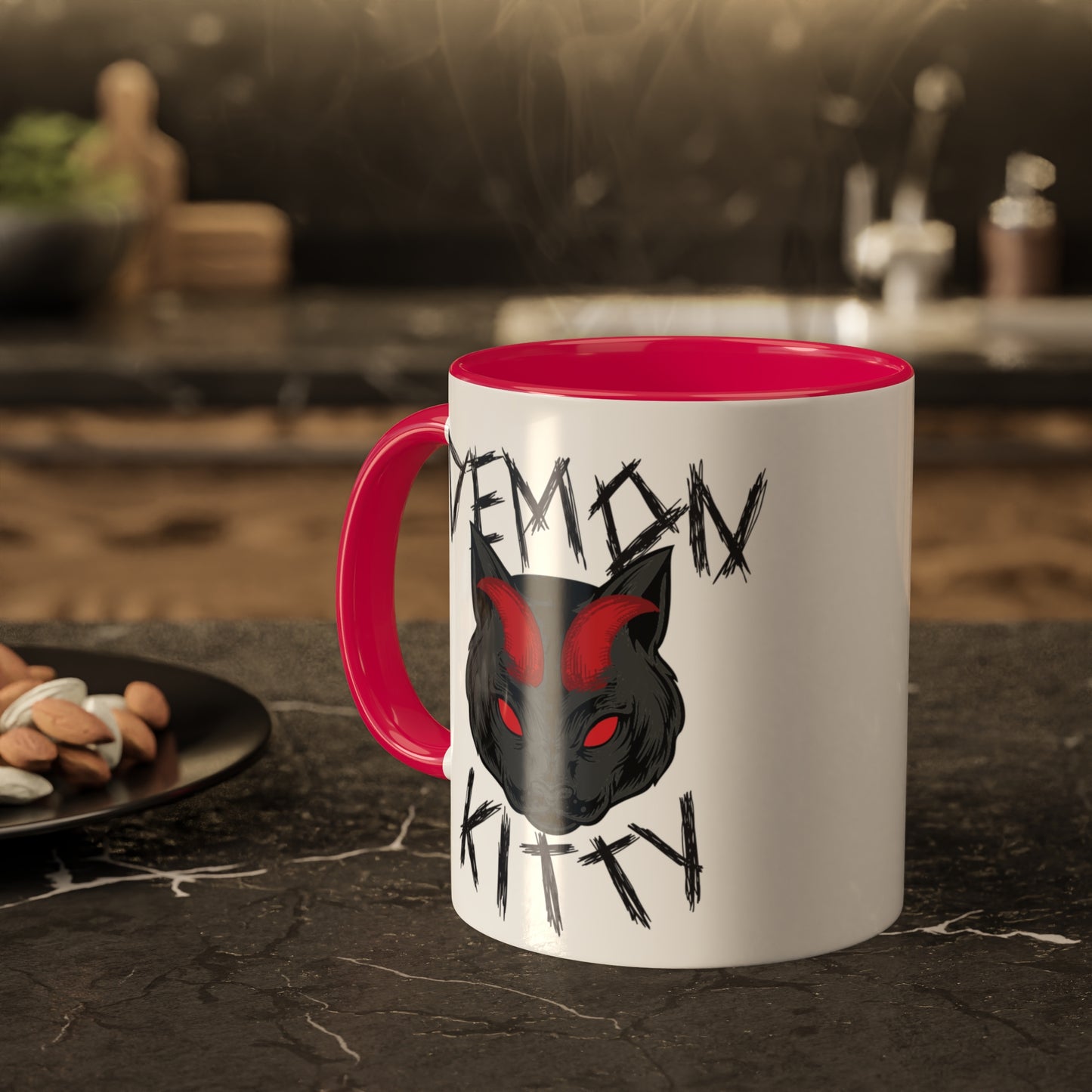 Demon Kitty Mugs, 11oz