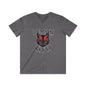 Demon Kitty Fitted V-Neck Short Sleeve Tee