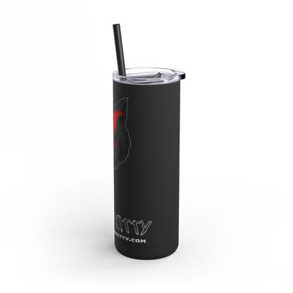 Demon Kitty - Maars Skinny Matte Tumbler, 20oz