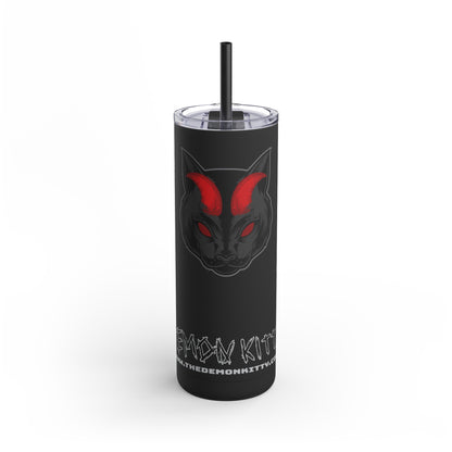 Demon Kitty - Maars Skinny Matte Tumbler, 20oz