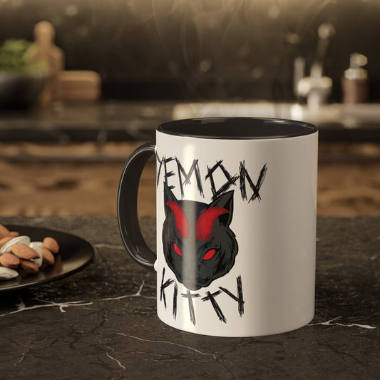 Demon Kitty Mugs, 11oz