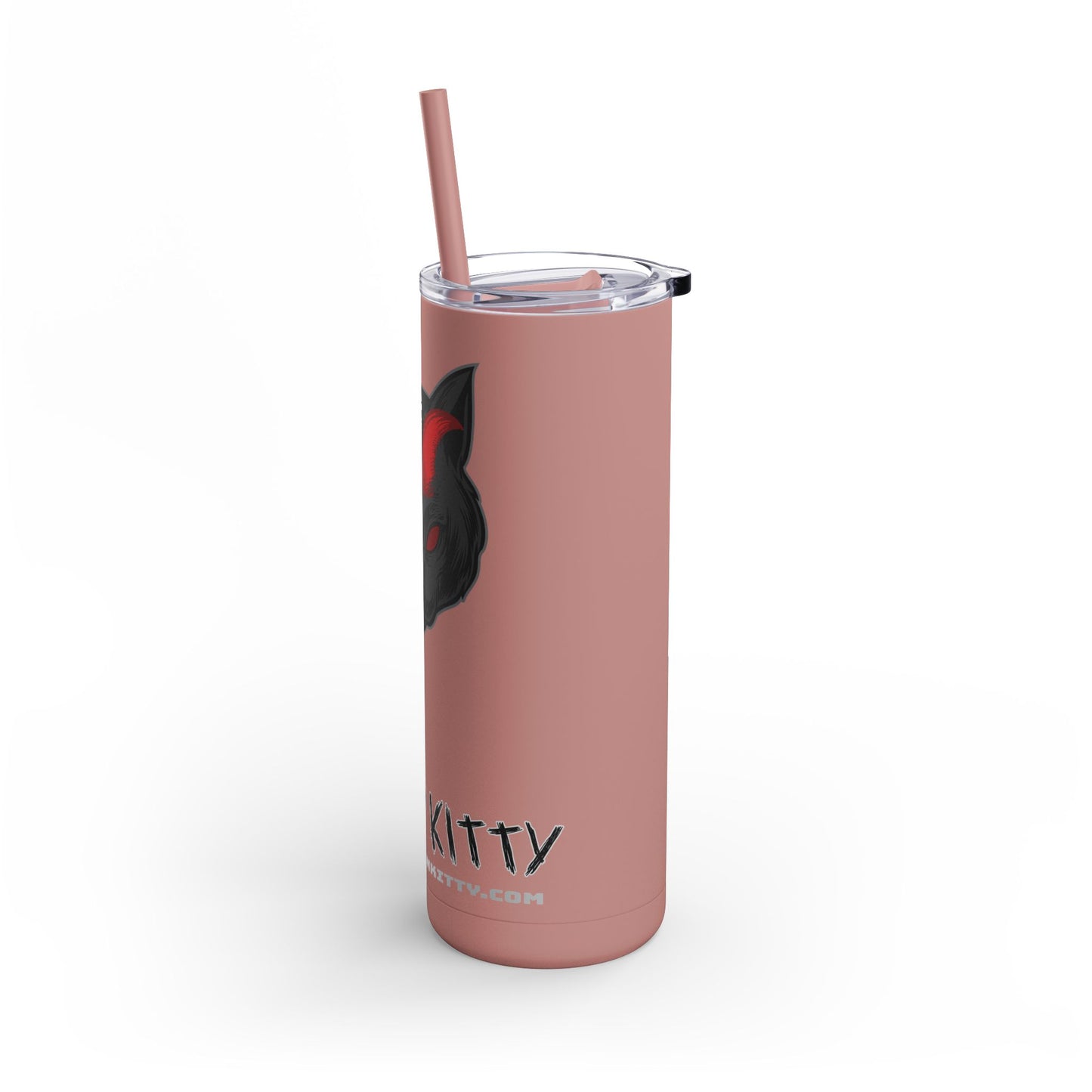 Demon Kitty - Maars Skinny Matte Tumbler, 20oz