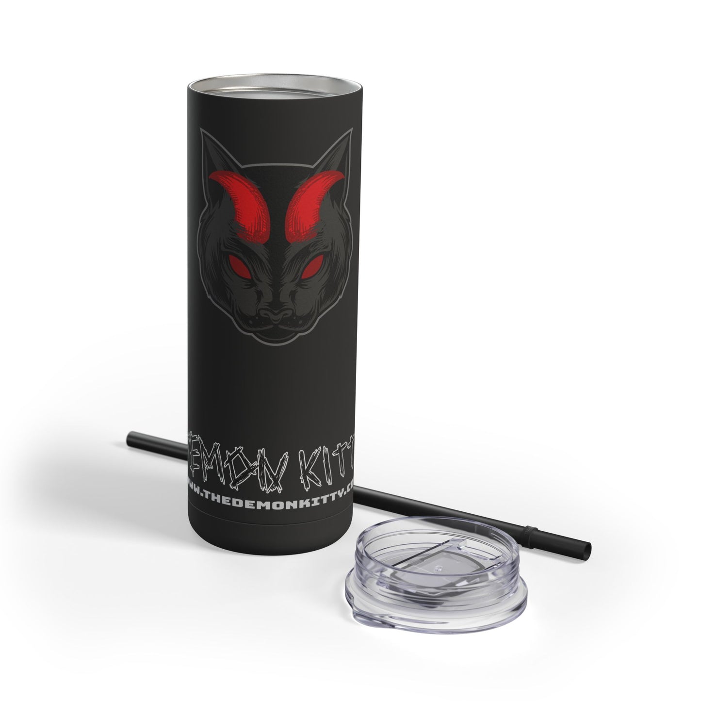 Demon Kitty - Maars Skinny Matte Tumbler, 20oz