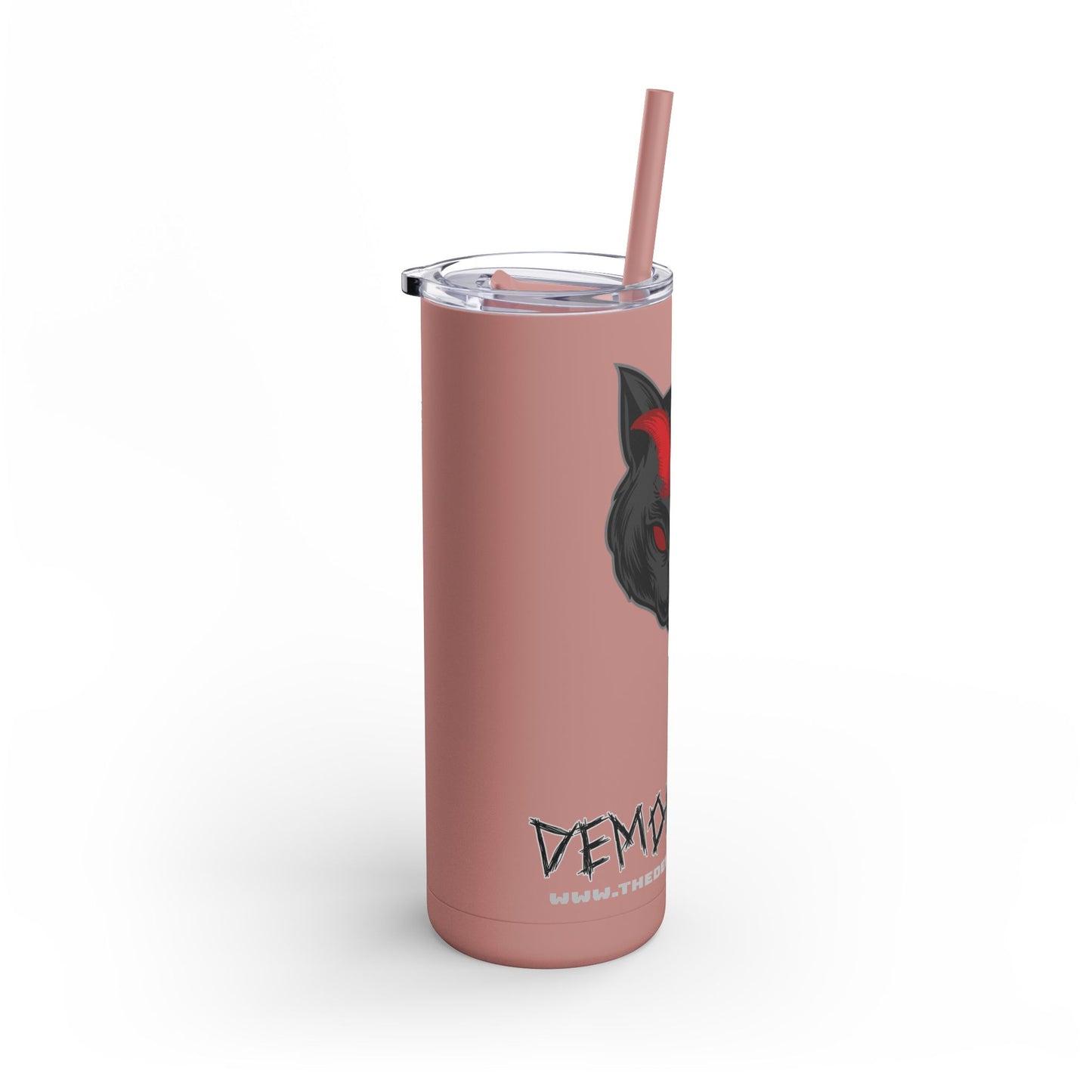 Demon Kitty - Maars Skinny Matte Tumbler, 20oz