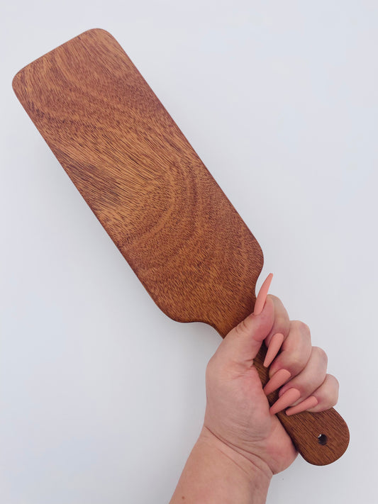 Shaytan Paddle - (Mahogany Wood)