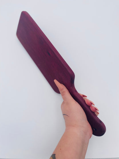 Shaytan Paddle - (Purple Heart Wood)