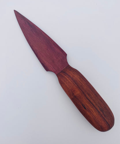 Wood Knife - (Rosewood & Purple Heart)