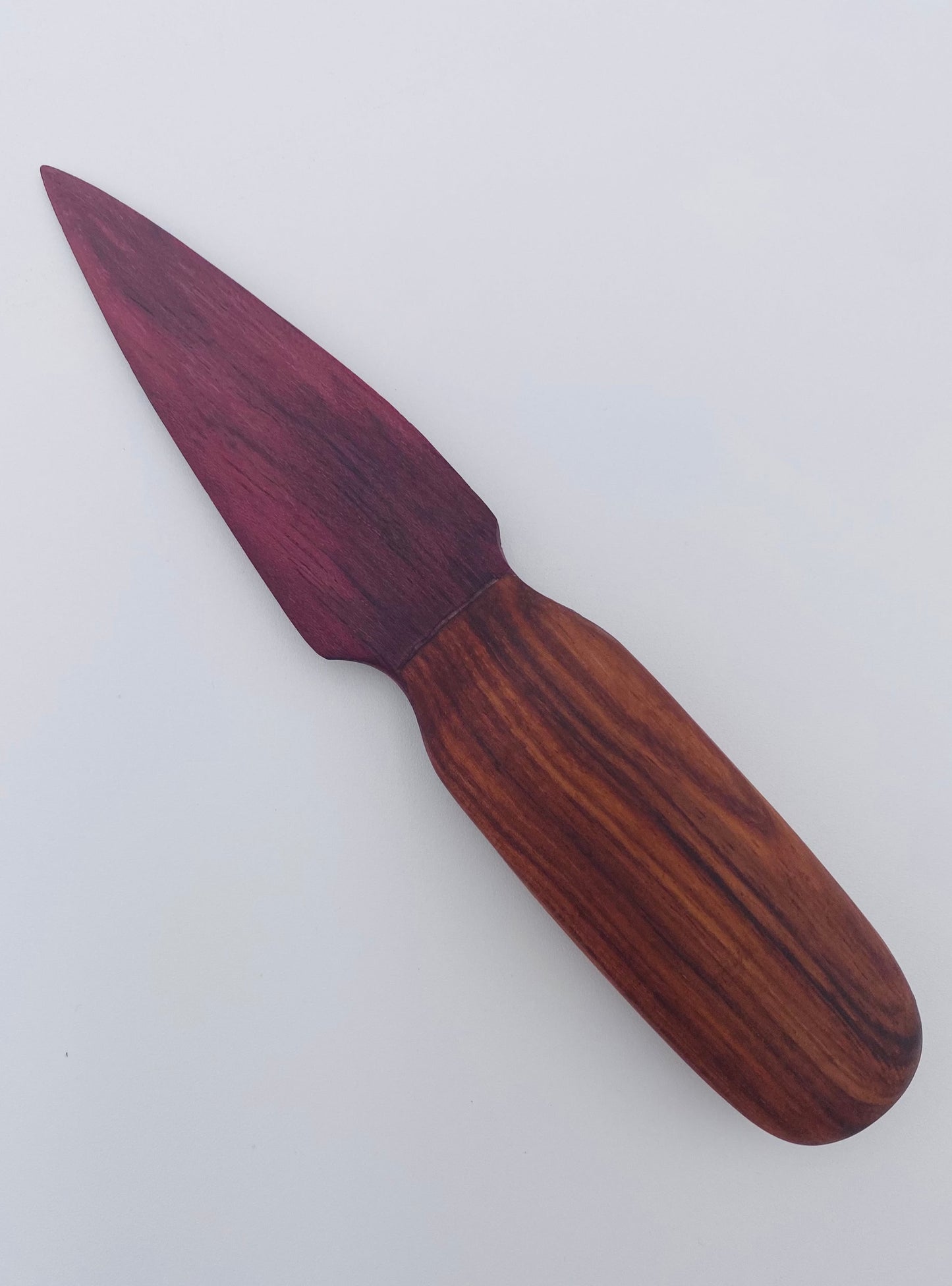 Wood Knife - (Rosewood & Purple Heart)