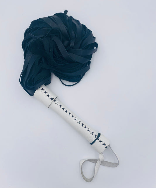 Leather Flogger White