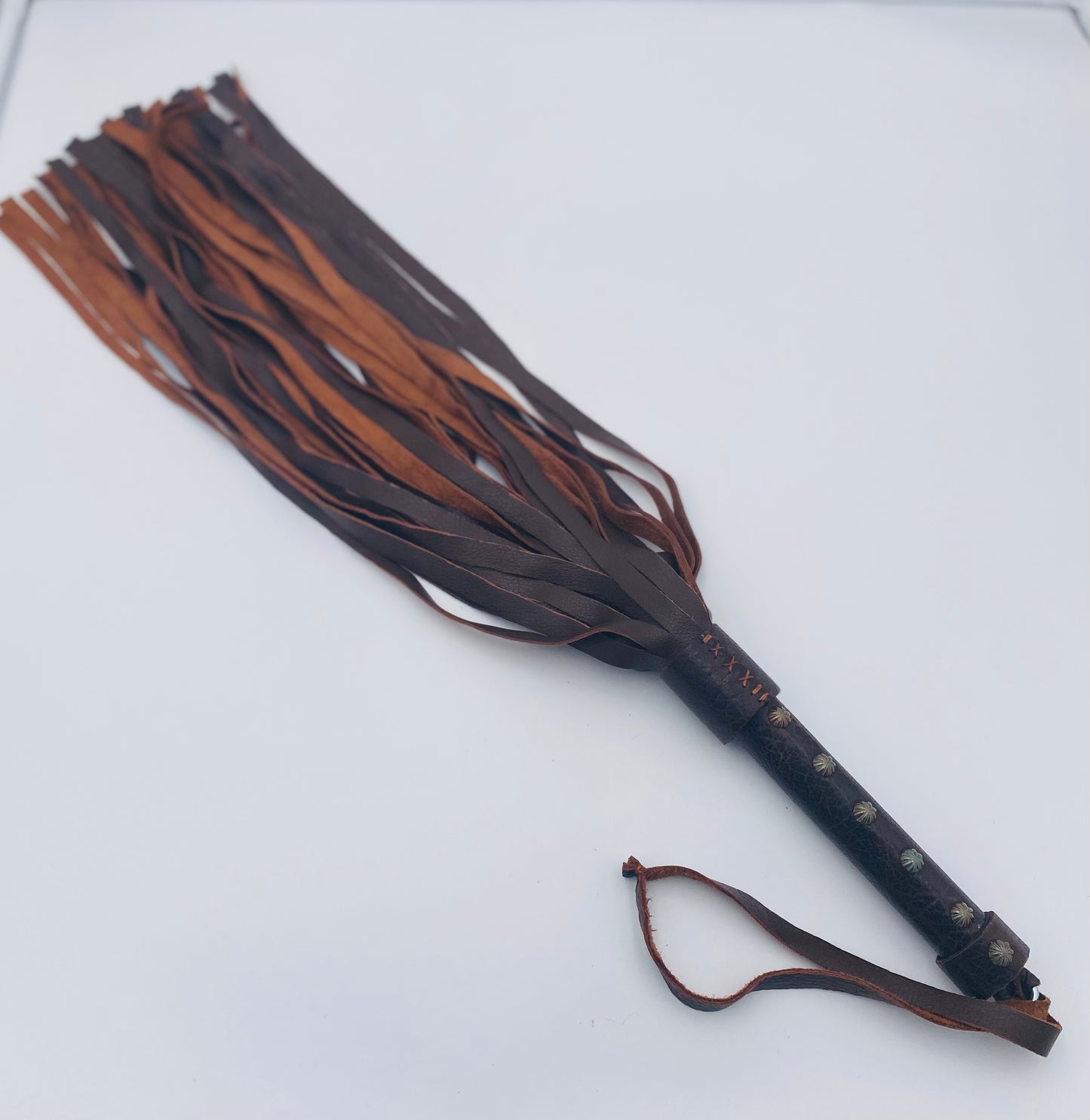 Leather Flogger Brown