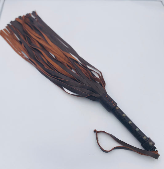 Leather Flogger Brown