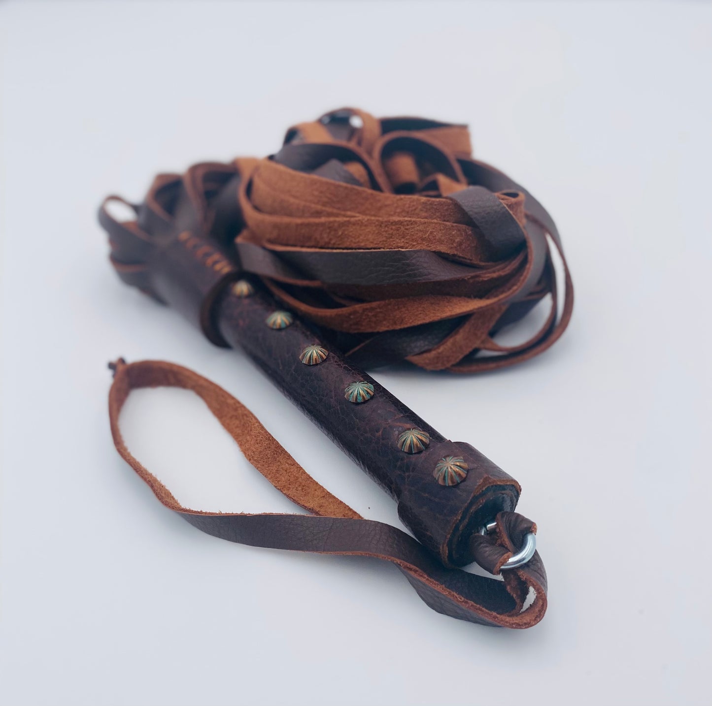 Leather Flogger Brown